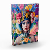 Bloc Photo Portrait de princesse florale (Gauche)