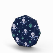 Bloc Photo Poulpe sous le motif pour enfants de la mer (Droite)