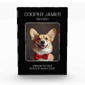 Bloc Photo Pour toujours dans nos coeurs Pet Loss Memorial Ke (Devant)