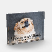 Bloc Photo Pour toujours dans nos coeurs Photo commémorative (Gauche)