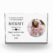 Bloc Photo Premier cadeau de la fête des mères de Baby Mommy (Devant)