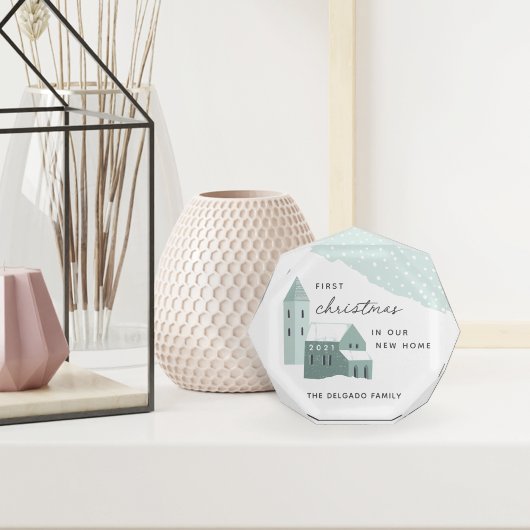 Bloc Photo Premier Noël dans notre nouveau bloc acrylique