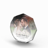 Bloc Photo Premier Noël en tant que mariés Photo de mariage p (Droite)