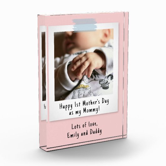 Bloc Photo Première fête des mères Snapshot Style photo Keeps (Gauche)