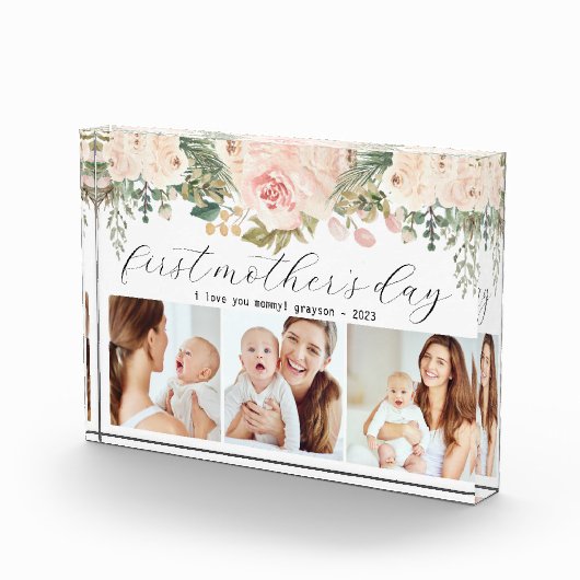 Bloc Photo Première fête des mères Trois photos (Droite)