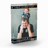 Bloc Photo Première Fête des pères moderne Nouveau papa Bébé (Gauche)