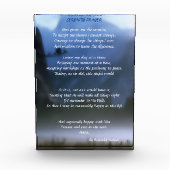 Bloc Photo Prière de sérénité (Devant)