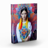 Bloc Photo Princesse avec pull blanc (Gauche)