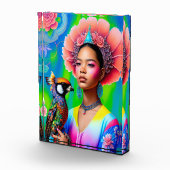 Bloc Photo princesse florale avec oiseau (Droite)
