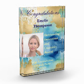 Bloc Photo Prix de créativité pour l'innovation Abstraite ble (Gauche)