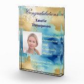 Bloc Photo Prix de créativité pour l'innovation Abstraite ble (Droite)