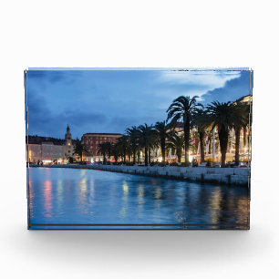 Bloc Photo Promenade de Split en Croatie