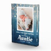 Bloc Photo Promu à Tante Faire-part de naissance bébé (Droite)