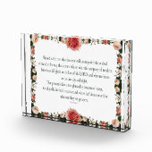 Bloc Photo Psalm 1 with Flower Borders (Droite)