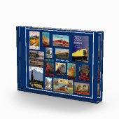 Bloc Photo Publicité ferroviaire vintage (Droite)