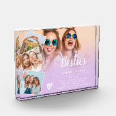 Bloc Photo Purple best friends script 4 photos grille de coll (Gauche)