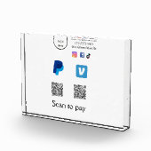 Bloc Photo Q R code PayPal venmo scanner payer ajouter médias (Droite)
