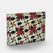 Bloc Photo Quilt d'ours noir (Gauche)