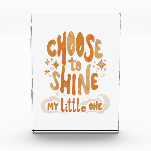Bloc Photo Rayonner de Positivité : Choisissez de Briller Ins (Devant)