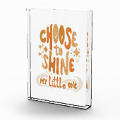 Bloc Photo Rayonner de Positivité : Choisissez de Briller Ins (Droite)