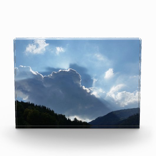 Bloc Photo rayons et nuages (Devant)