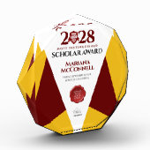 Bloc Photo Red Gold School College University (Gauche)