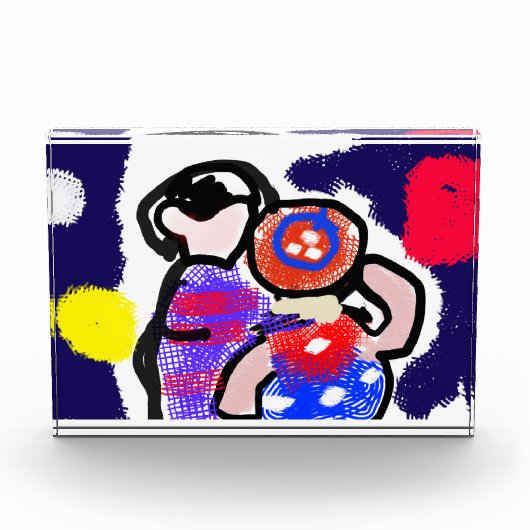 Bloc Photo Regarde le feu d'artifice (Devant)