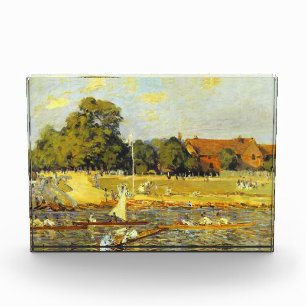 Bloc Photo Regatta at Hampton Court Alfred Sisley Poster