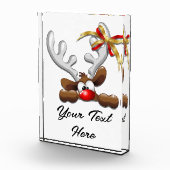 Bloc Photo Reindeer Puzzled drôle Caractère de Noël (Droite)