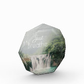 Bloc Photo Respirez le calmer avec la cascade (Gauche)