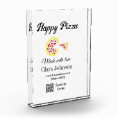 Bloc Photo Restaurant de pizzas café pizzeria scannez le code (Gauche)