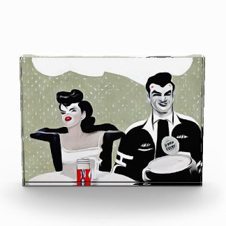 Bloc Photo Restaurant Retro Waiter