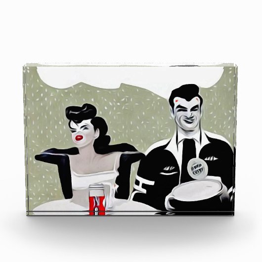 Bloc Photo Restaurant Retro Waiter (Devant)
