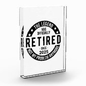 Bloc Photo Retraité 2025 Plus mon problème - Retraite (Gauche)