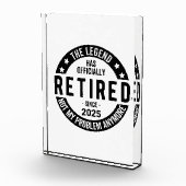 Bloc Photo Retraité 2025 Plus mon problème - Retraite (Droite)