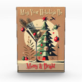 Bloc Photo Retro 50s Jet Set Christmas Tree Martini (Devant)