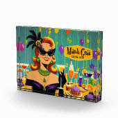 Bloc Photo Retro 50s Mardi Gras Martini Cocktail Party (Droite)
