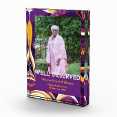 Bloc Photo Retro Abstract African Black Mom Retirement Gift (Droite)