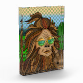 Bloc Photo Retro Bigfoot | Pop Art Sasquatch (Gauche)