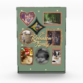 Bloc Photo Retro Family 8 Photo Collage CUSTOM (Devant)