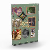 Bloc Photo Retro Family 8 Photo Collage CUSTOM (Gauche)