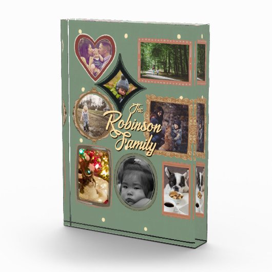 Bloc Photo Retro Family 8 Photo Collage CUSTOM (Droite)