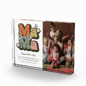 Bloc Photo Retro Hippie Mama Fête des mères (Droite)