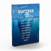 Bloc Photo Réussite Iceberg Travail dur (Gauche)