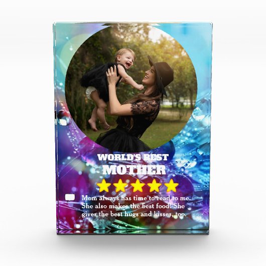 Bloc Photo Revue mère 5 étoiles avec photo (Devant)