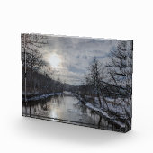 Bloc Photo Rivière d'hiver dans la PNVV (Droite)