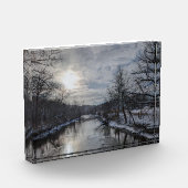 Bloc Photo Rivière d'hiver dans la PNVV (Gauche)