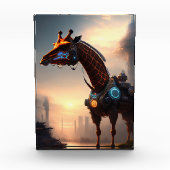 Bloc Photo Robot de girafe futuriste, (Devant)