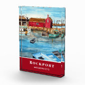 Bloc Photo Rockport Harbour Massachusetts Nouvelle-Angleterre (Droite)