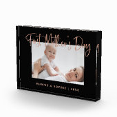 Bloc Photo Rose Doré| Jour de la première mère de Script mode (Droite)
